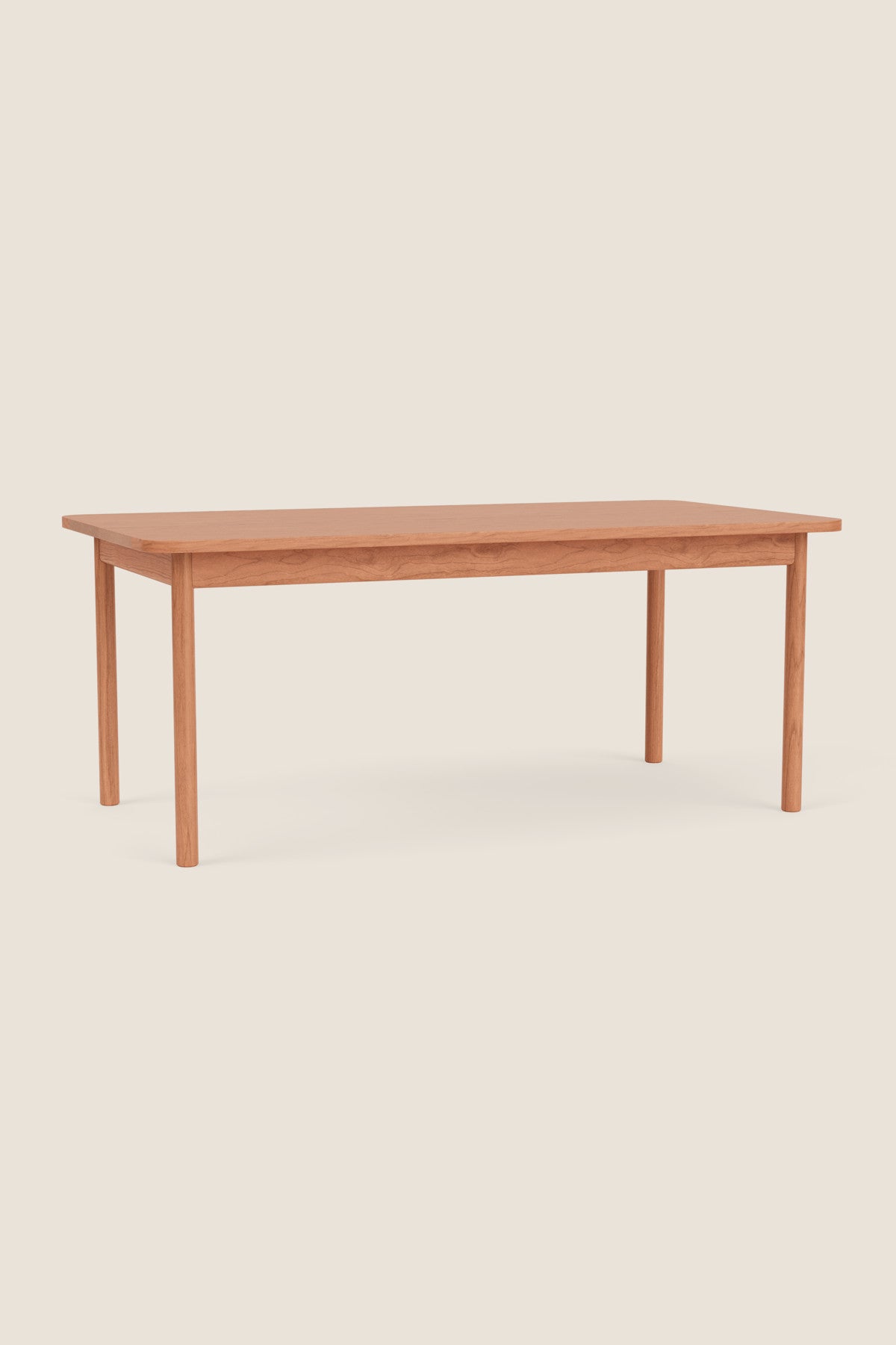 Modern Atlas Dining Table in cherry from Chilton Furniture in Maine.