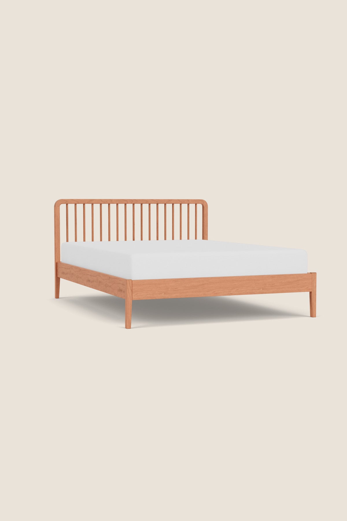 Modern Spindle bed in cherry wood from Chilton Furniture Co.