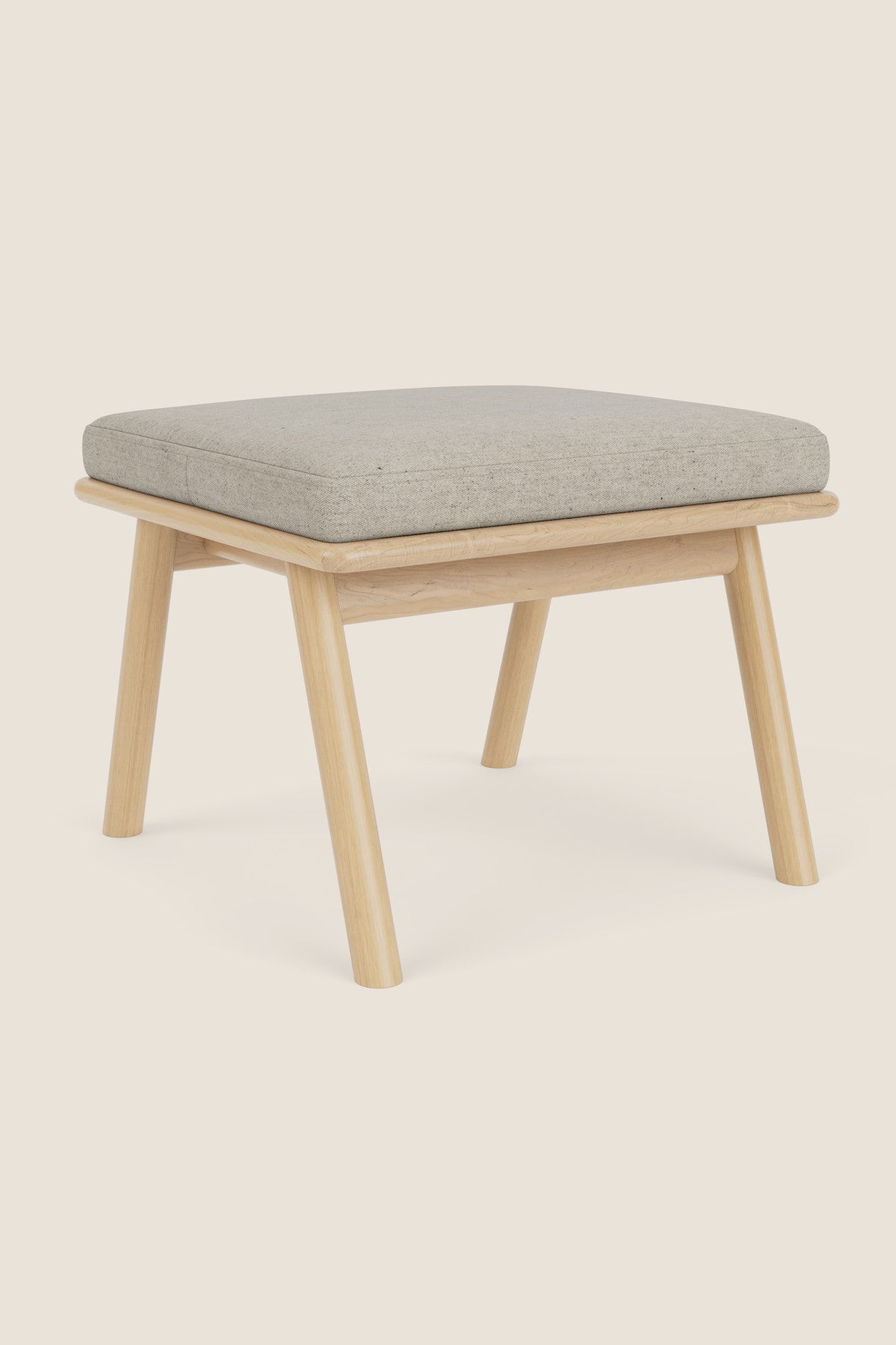 Nautilus Ottoman - Maple
