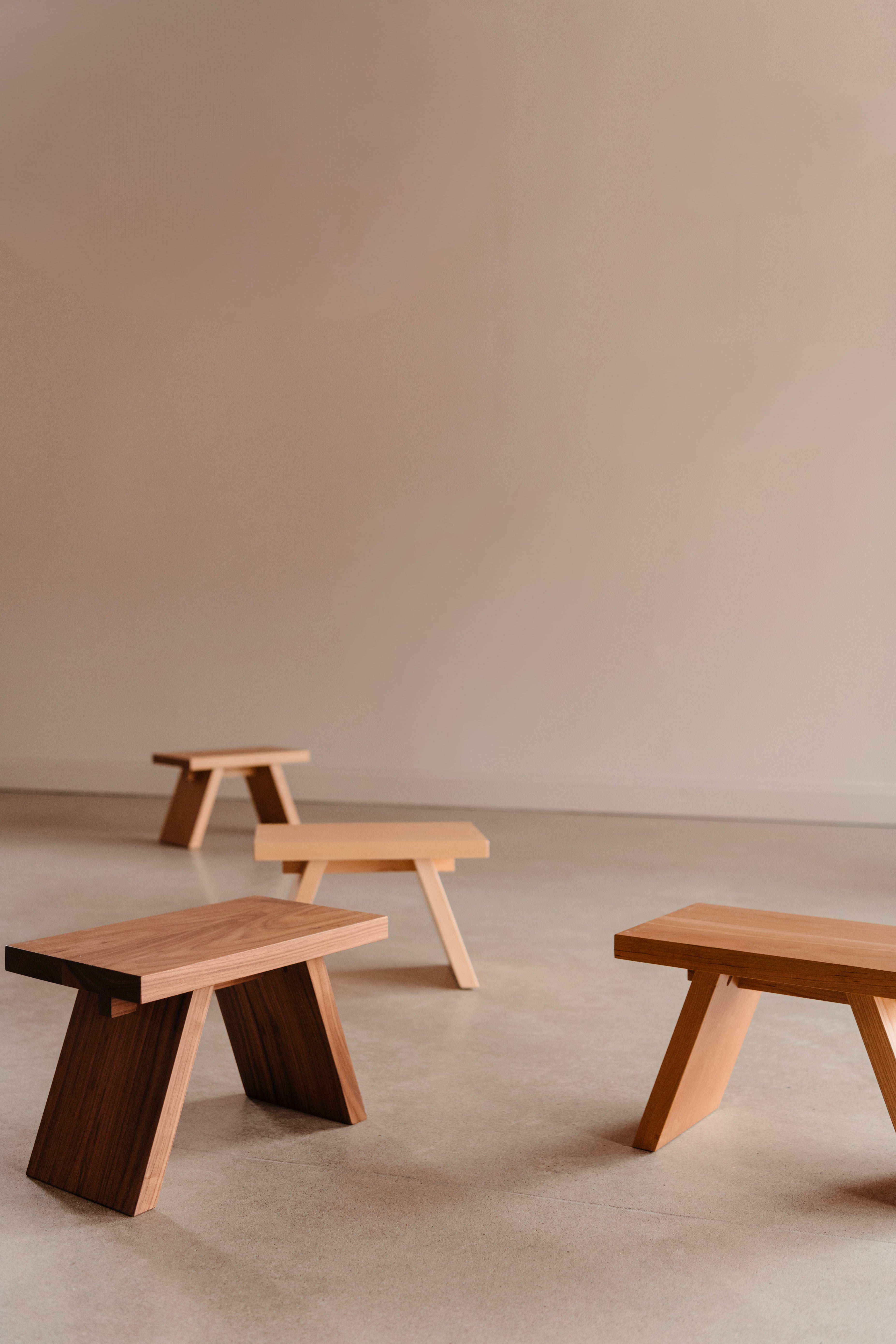 Milking Stool - Cherry