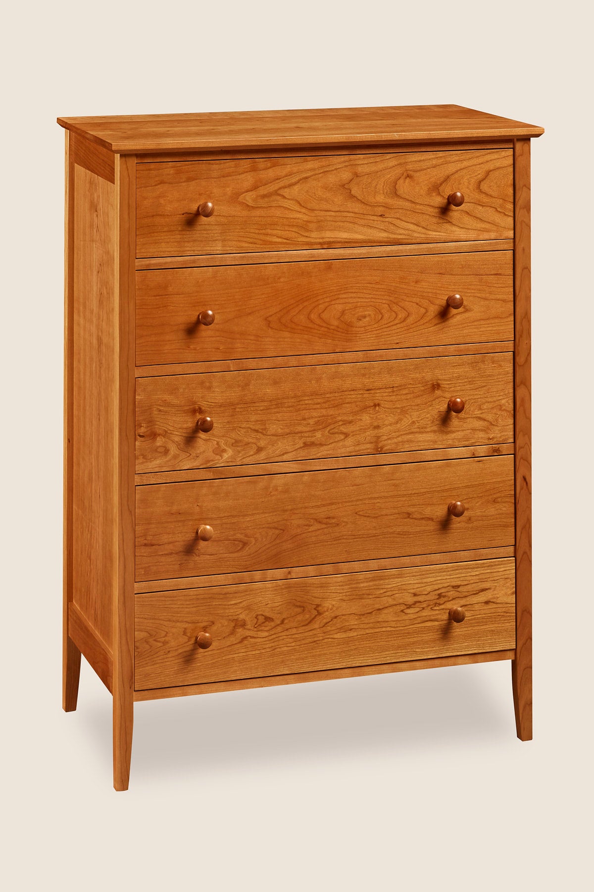 Shaker Five Drawer Chest - Cherry Shaker Five Drawer Chest - Cherry