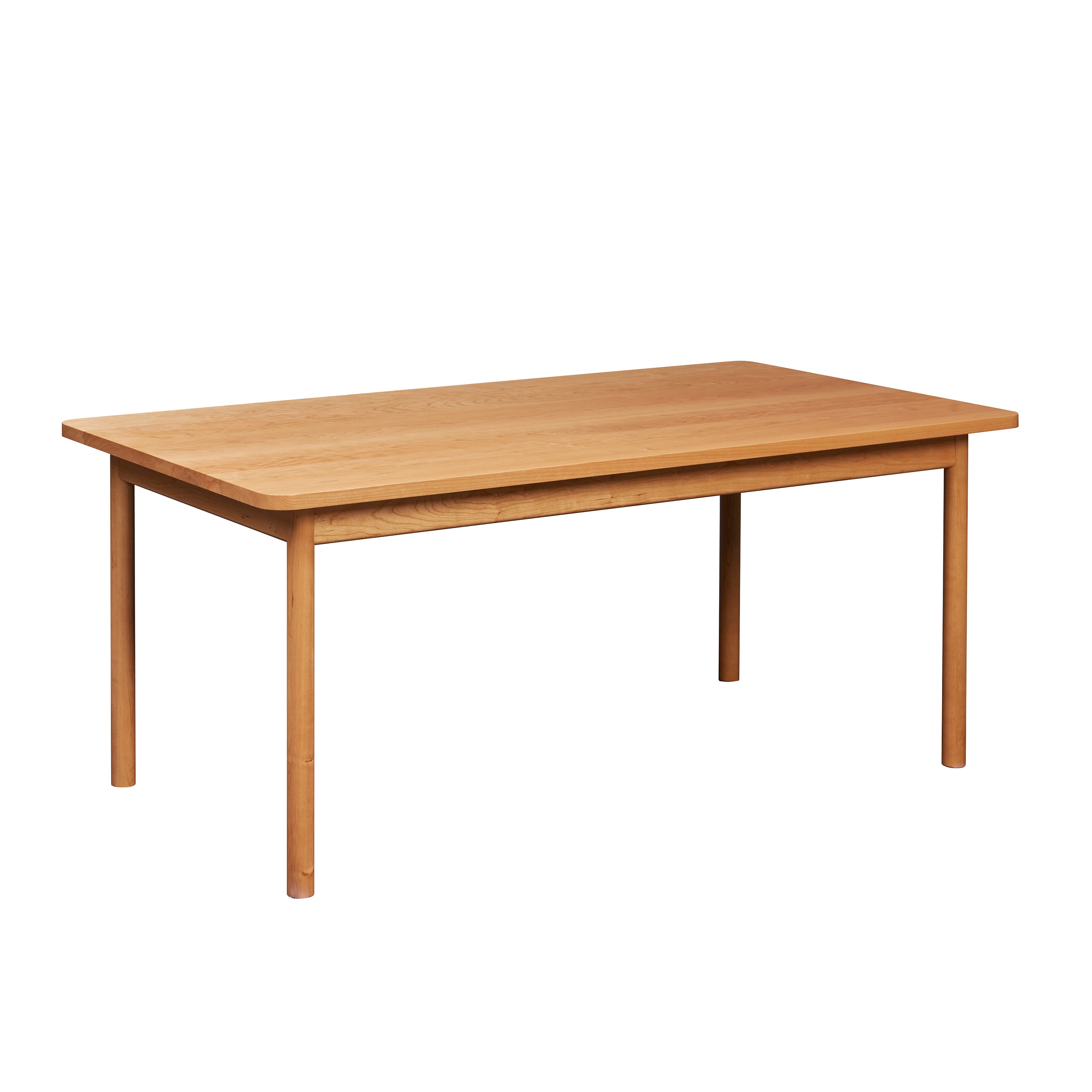 Modern Atlas Dining Table in cherry from Chilton Furniture in Maine. 