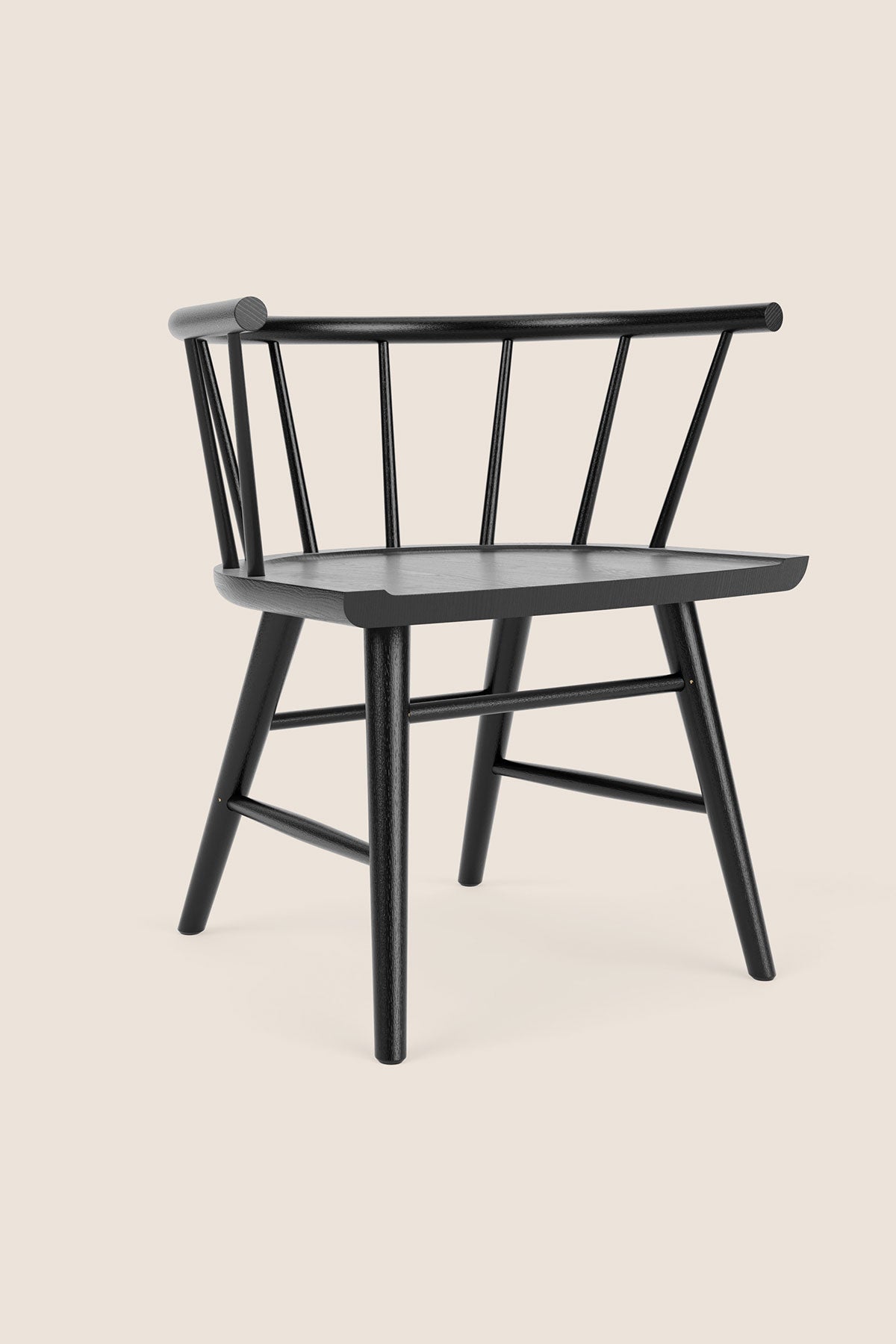 Baldwin Chair - Black White Oak