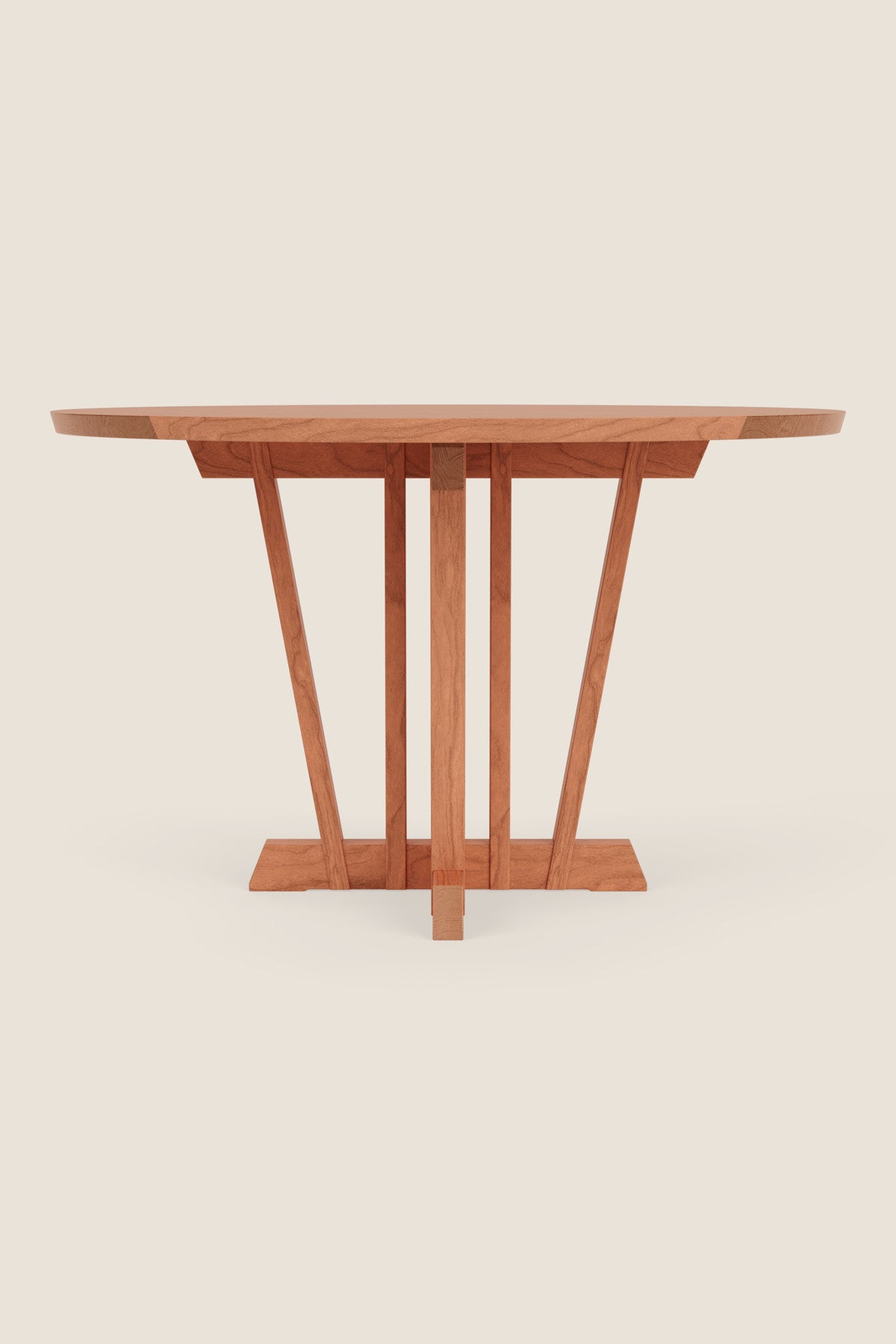 Rigby pedestal table from Chilton Furniture in cherry wood