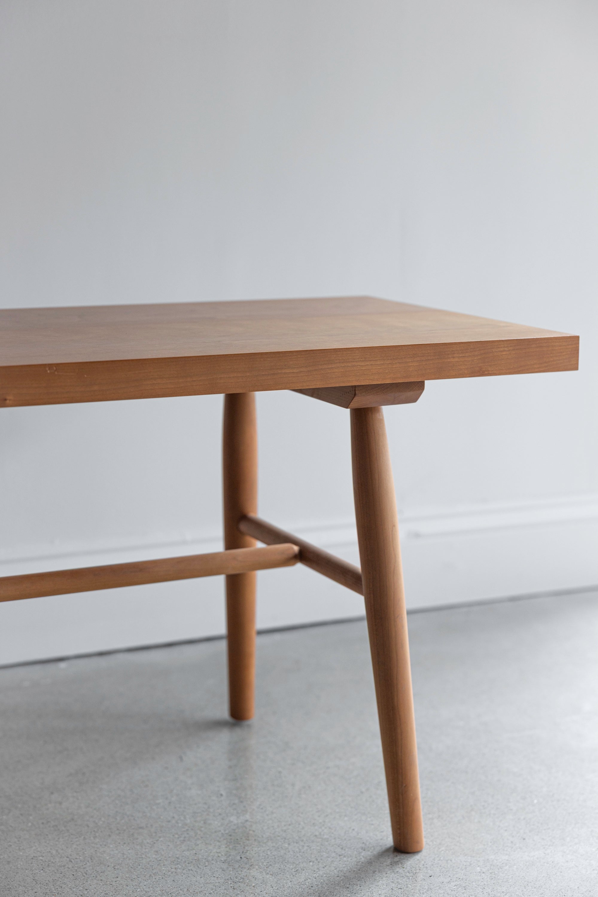 Leg and joint details of the Hudson Bench from Mazhil & Co. of Arkansas