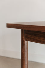 Close up of Atlas Dining Table details from Chilton Furniture in Maine