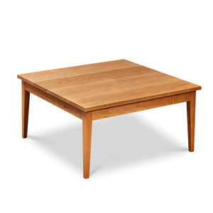 Simple Shaker style square coffee table in cherry