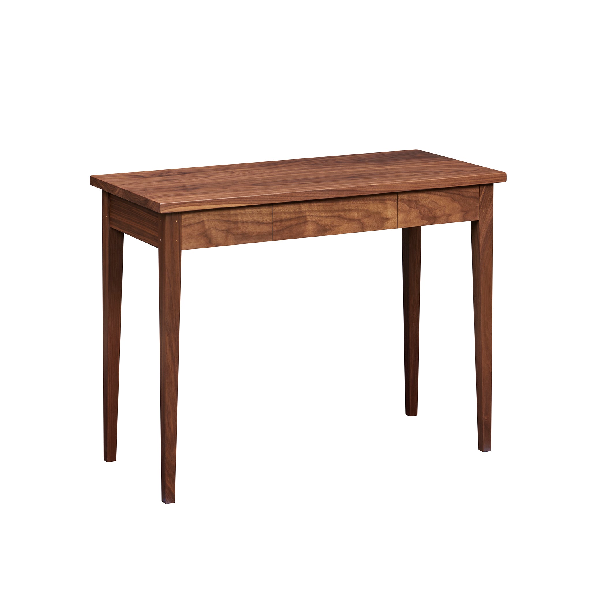 Shaker Heirloom Console Table with a drawer in walnut