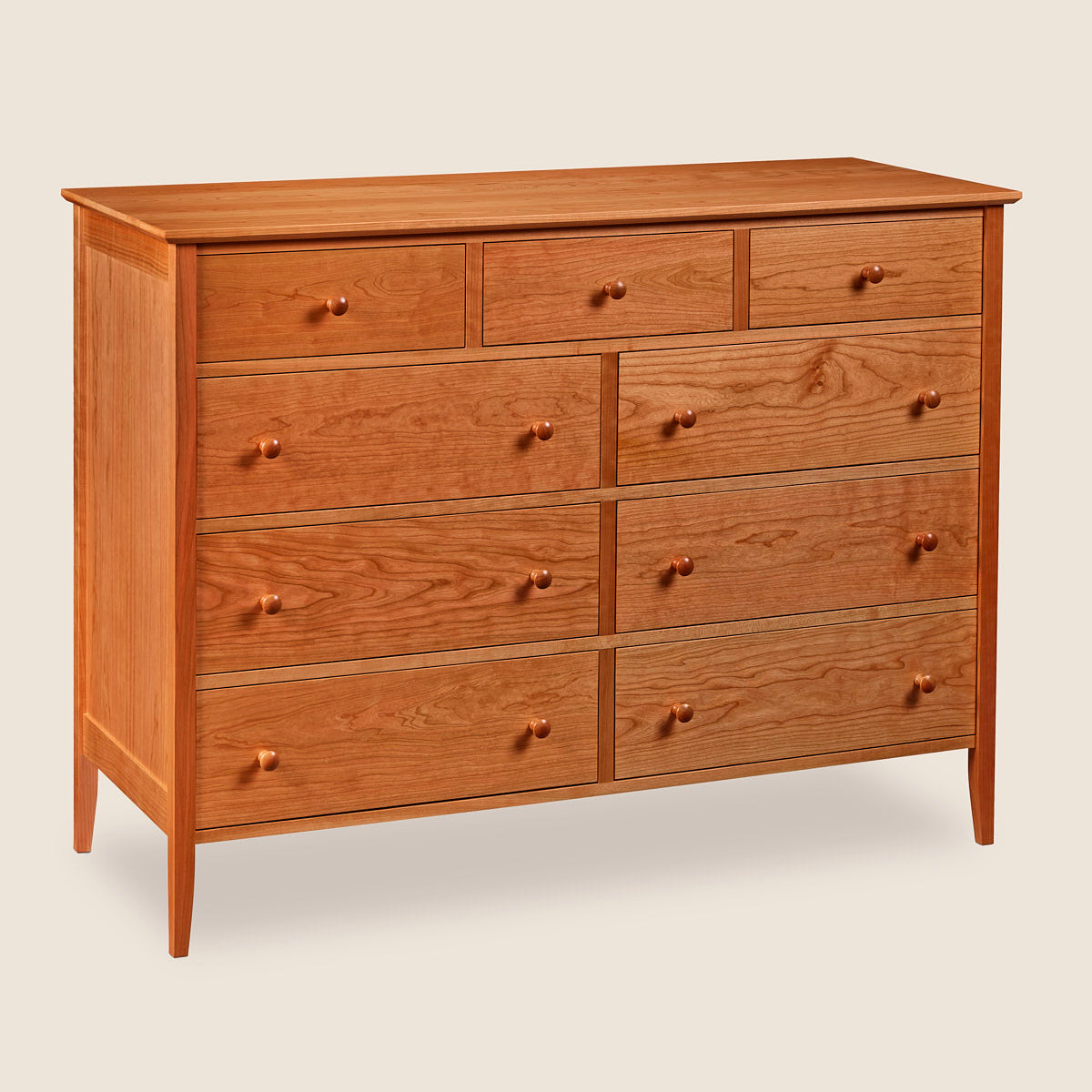 Shaker Nine Drawer Dresser