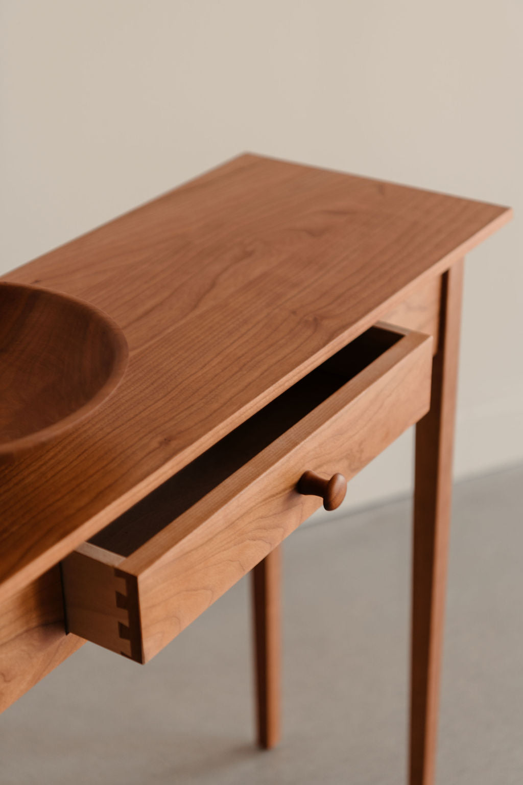 Shaker Small Hall Table - Cherry