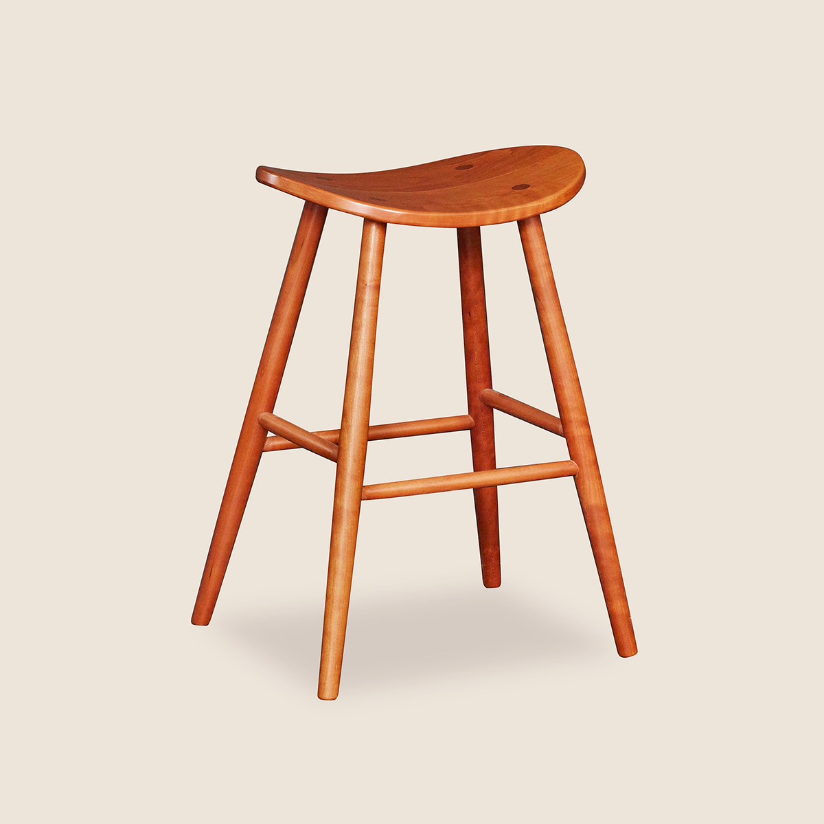 Davis Stool - Cherry