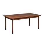 Modern Atlas Dining Table in walnut from Chilton Furniture in Maine. 