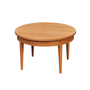 Round Shaker Heirloom Coffee Table in cherry