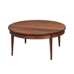 Round Shaker Heirloom Coffee Table in walnut