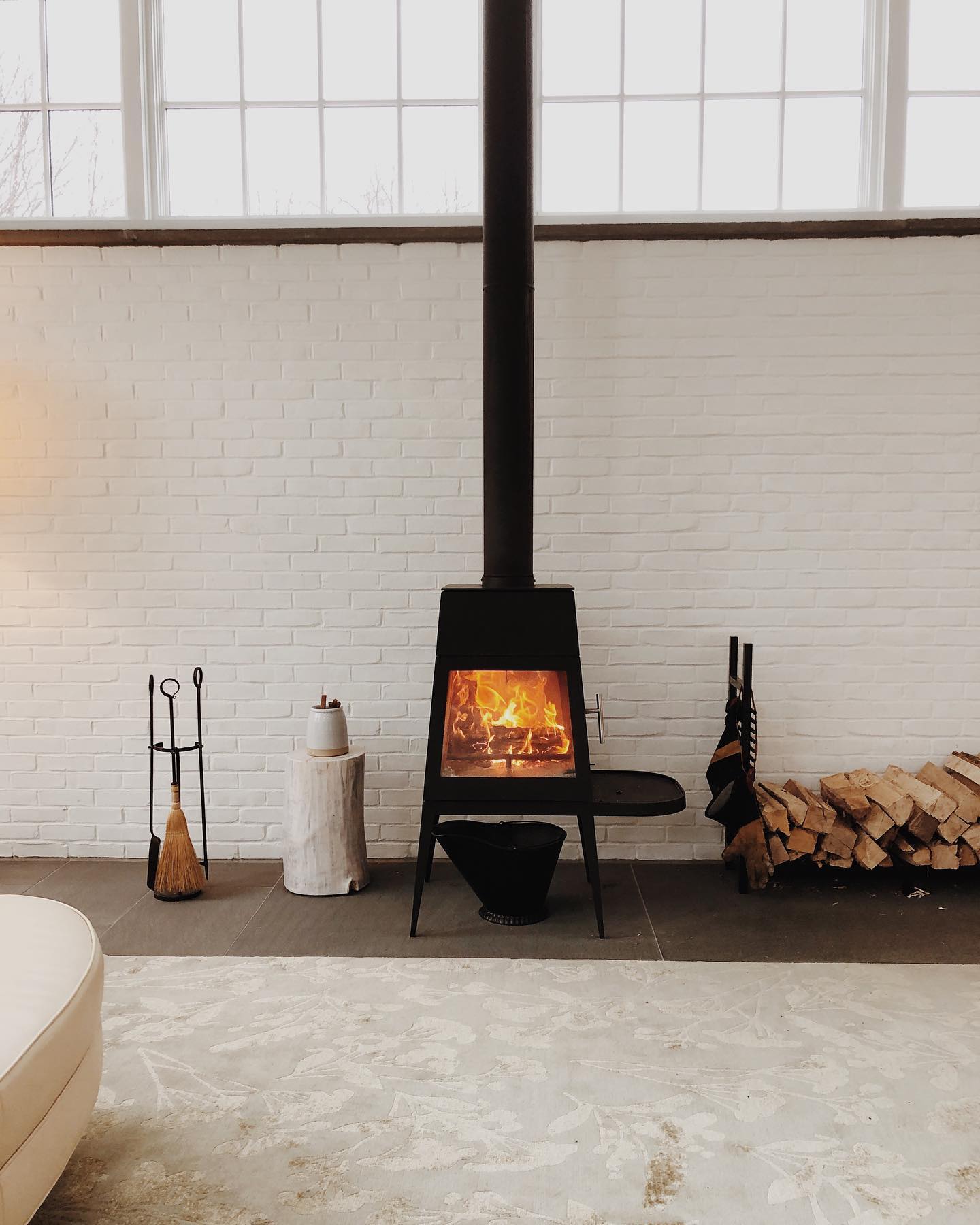 Modern Shaker Stove at the Woodstock Inn and Spa