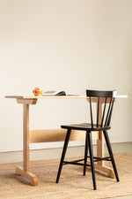 Boston Counter Stool paired with the Acadia Breakfast Bar in maple