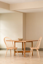 Cherry Union Square Dining Table with maple Farmington Chairs from Chilton Furniture