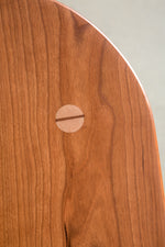 Mortise and tenon joint on cherry Davis Stool