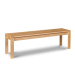 Modern Harbor bench for in maple from Chilton Furniture in Maine