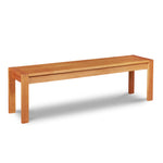 Modern Harbor bench for in cherry from Chilton Furniture in Maine