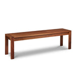 Modern Harbor bench for in walnut from Chilton Furniture in Maine