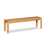 Modern Harbor bench for in white oak from Chilton Furniture in Maine