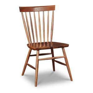 Spindle style dining chair in walnut wood from Chilton Furniture in Maine