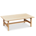 Rectangular Union Coffee table with visible joinery in maple wood, from Maine's Chilton Furniture