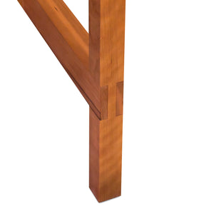 Mortise and tenon joinery on Union Table