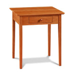 Simple square Shaker Side Table, built in cherry with drawer and square tapered legs