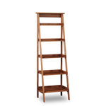 Walnut Ladder Shelf from Chilton Furniture with 5 open shelves