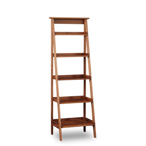 Walnut Ladder Shelf from Chilton Furniture with 5 open shelves