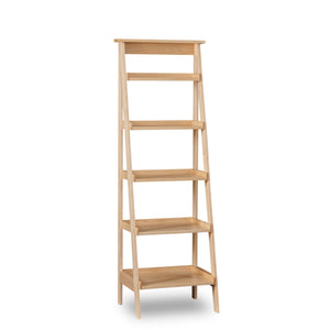 Maple Ladder Shelf from Chilton Furniture with 5 open shelves