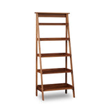 Walnut Ladder Shelf from Chilton Furniture with 5 open shelves