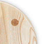 Mortise and tenon joinery on ash Round Stool seat