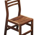 Dockside chair with mix of dark heartwood and light sapwood walnut