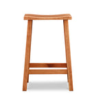 Simple cherry stool with rectangular seat